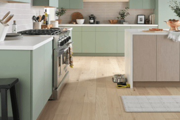 Kitchen hardwood flooring | Ivey Carpet & Flooring