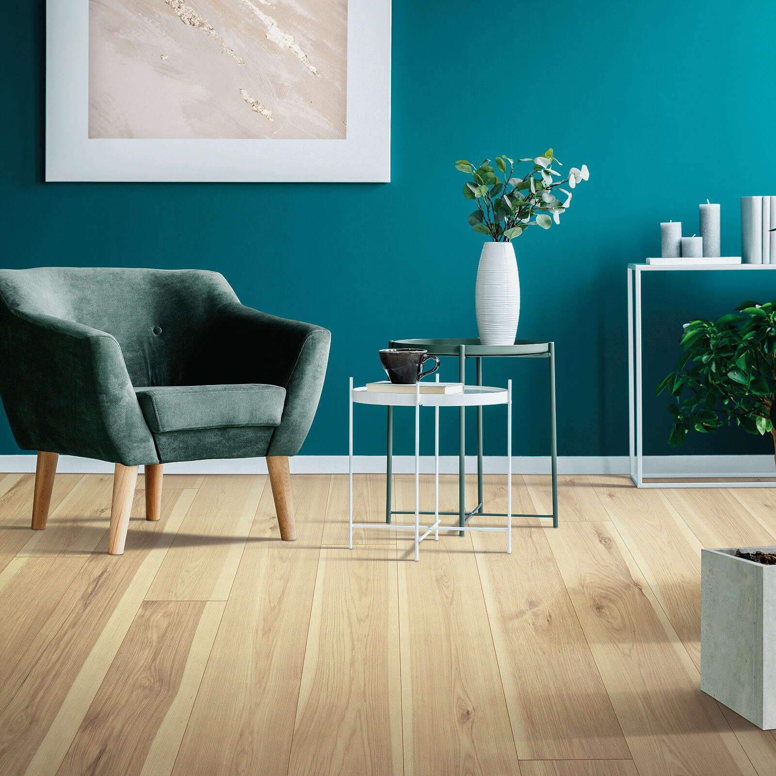 Chair on flooring | Ivey Carpet & Flooring